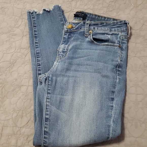 Just USA Distressed Skinny Jeans sz 27 - Picture 4 of 4